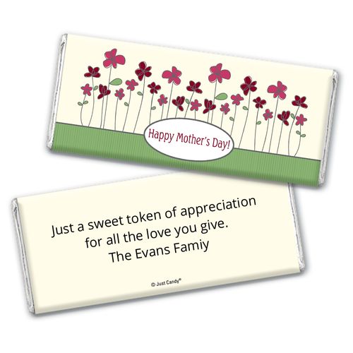 Growing Garden Personalized Candy Bar - Wrapper Only