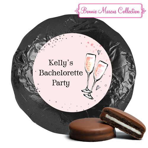 The Bubbly Bachelorette Party Favors Milk Chocolate Covered Oreo Assembled