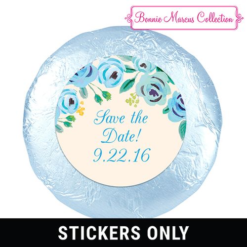 Here's Something Blue Save the Date 1.25in Stickers