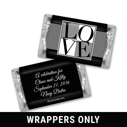 Rehearsal Dinner Love Personalized Miniature Wrappers