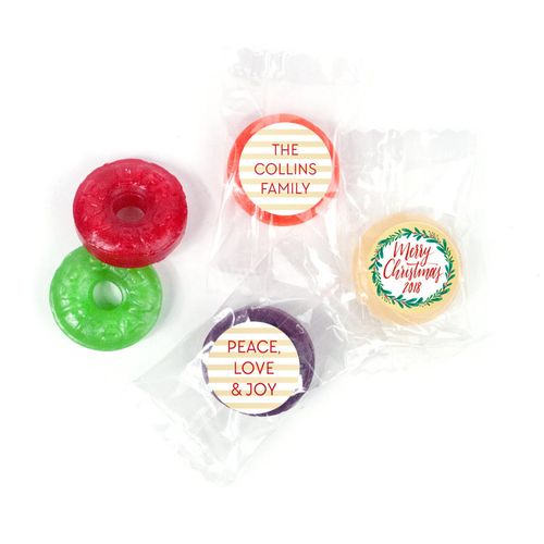 Personalized Bonnie Marcus A Chic Christmas LifeSavers 5 Flavor Hard Candy