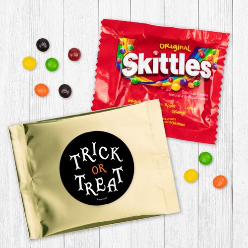 Personalized Halloween Trick Or Treat - Skittles