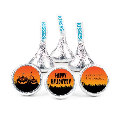 Personalized Halloween Jack'O'Lanterns Hershey's Kisses