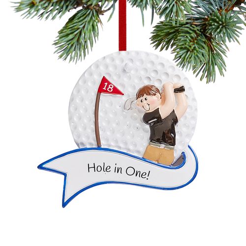 Personalized Golf Boy Christmas