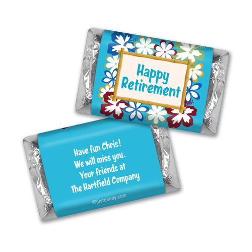 Hawaiian Retirement MINIATURES Candy Personalized Assembled