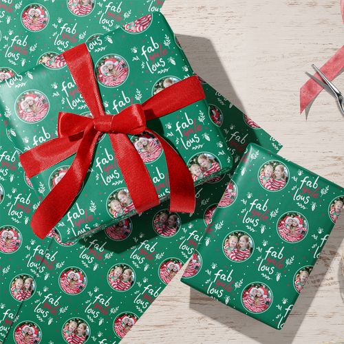 Custom Wrapping Paper - Fab-Yule-Lous Christmas