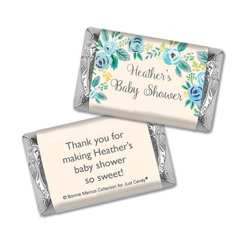 Personalized Bonnie Marcus Blooming Baby Baby Shower Mini Wrappers
