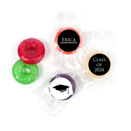 Grad Cap Personalized Graduation LifeSavers 5 Flavor Hard Candy Assembled