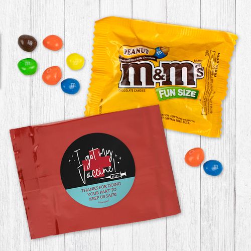 Personalized Pandemic Vaccinated - Peanut M&Ms