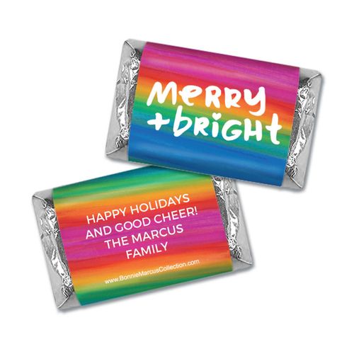 Personalized Bonnie Marcus Merry & Bright Christmas Mini Wrappers Only