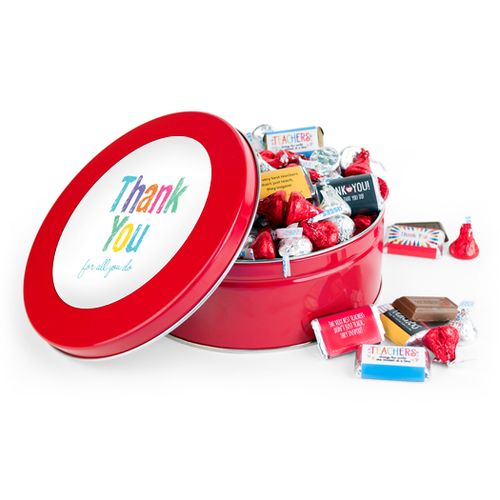Bonnie Marcus Collection Teacher Appreciation Red Gift Tin