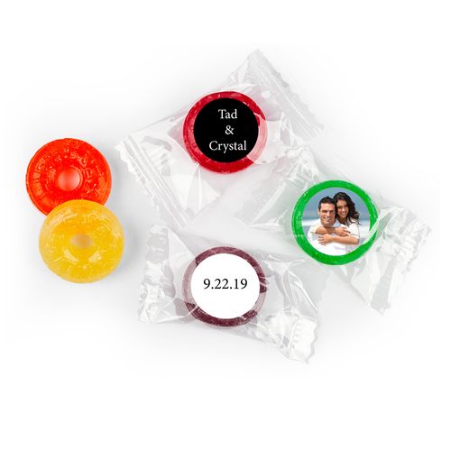 Add Your Photo Personalized Wedding LIFE SAVERS 5 Flavor Hard Candy Assembled
