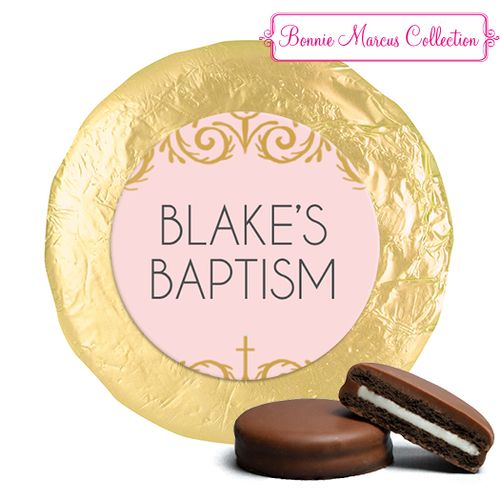 Personalized Bonnie Marcus Scroll Baptism Chocolate Covered Oreos
