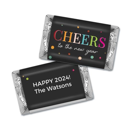 Personalized Hershey's Miniatures - New Year's Eve Cheers