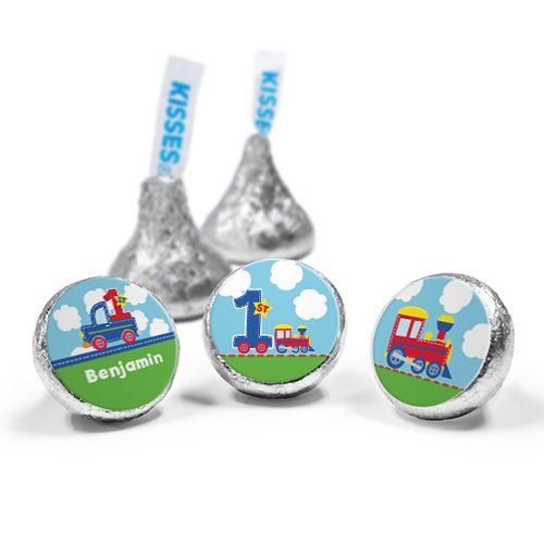 Personalized First Birthday Train Hershey's Kisses