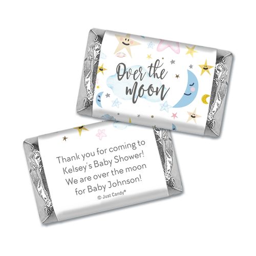 Personalized Baby Shower Over the Moon MINIATURES - Assembled