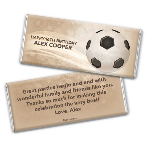 Kick It Personalized Candy Bar - Wrapper Only