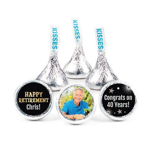 Personalized Collection Retirement Fireworks Assembled Hershey's Kisses