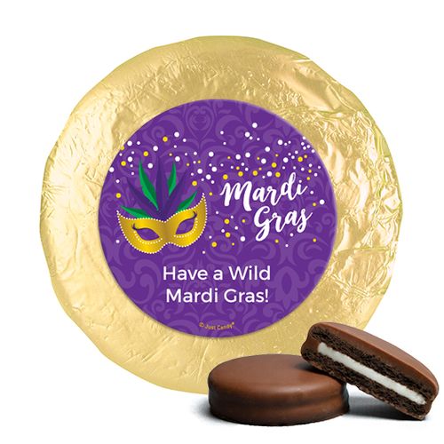 Personalized Milk Chocolate Covered Oreos - Mardi Gras Big Easy