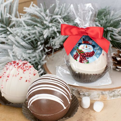 Christmas Hot Cocoa Bomb - Jolly Snowman