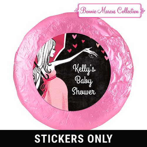 Sprinkling Pink 1.25" Sticker (48 Stickers)