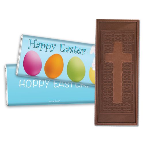Personalized Funny Bunny Embossed Chocolate Bar & Wrapper