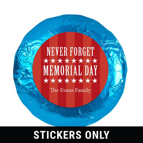 Never Forget 1.25" Sticker (48 Stickers)