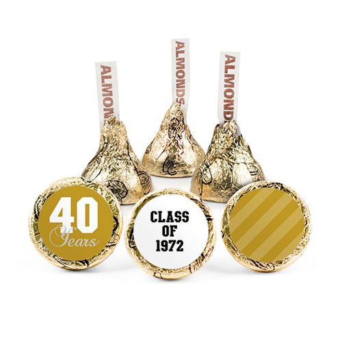 Personalized Class Reunion Bold Year Hershey's Kisses