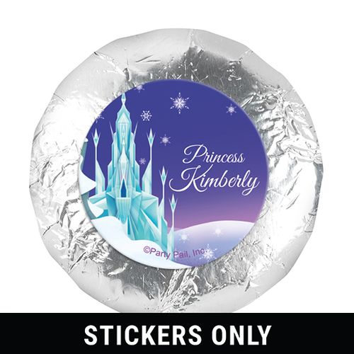 Personalized Birthday Ice Princess 1.25" Stickers (48 Stickers)