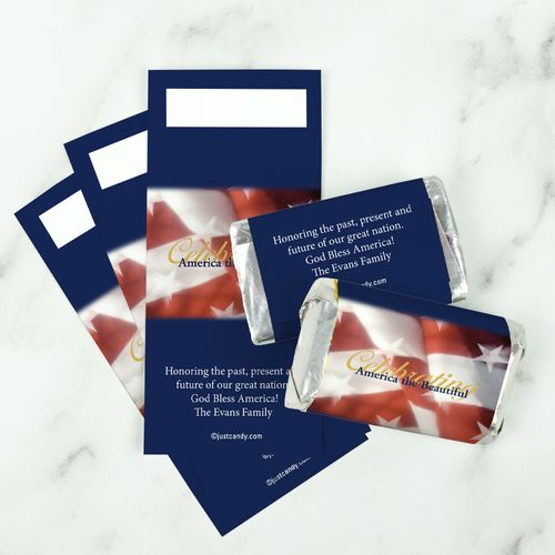 America the Beautiful Personalized Miniature Wrappers