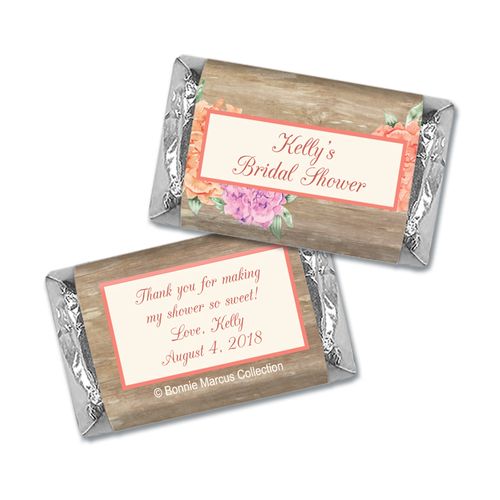 Beautiful Love Bridal Shower Personalized Miniature Wrappers