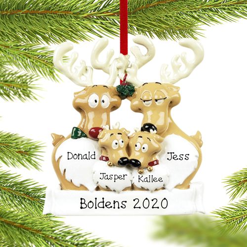 Personalized Reindeer Family 4