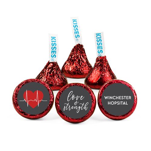 Personalized Nurse Appreciation Heart Beat Hershey's Kisses