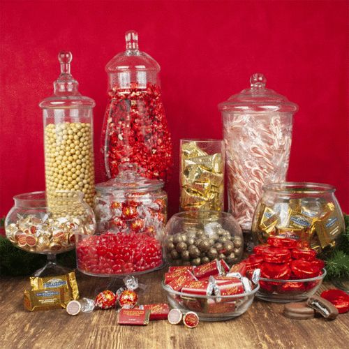 Personalized Christmas Premium Candy Buffet
