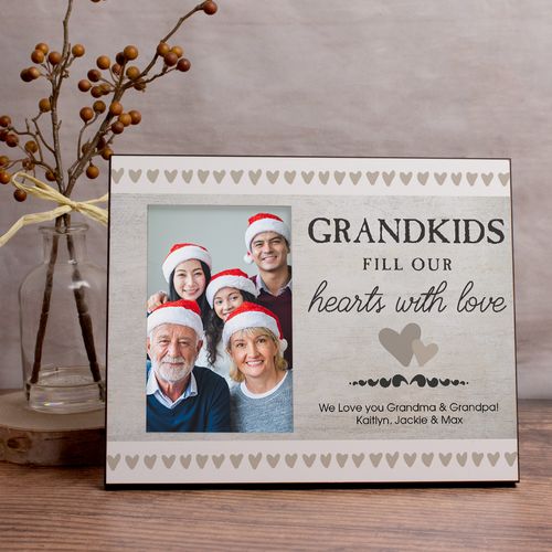 Personalized Picture Frame - Grandkids Fill Our Hearts with Love