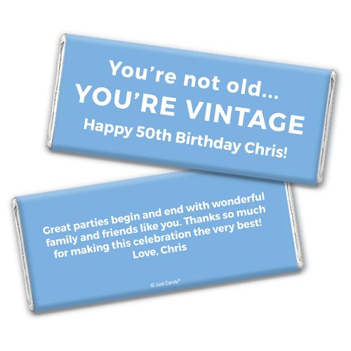 You're Vintage Personalized Candy Bar - Wrapper Only
