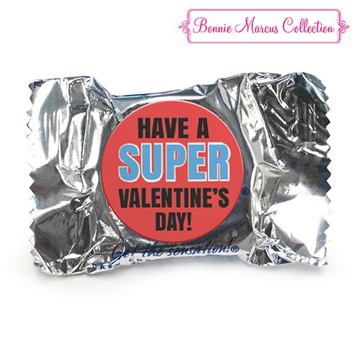 Bonnie Marcus Collection Valentine's Day Superhero York Peppermint Patties