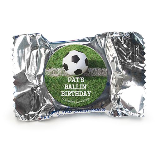 Personalized Birthday Soccer Balls York Peppermint Patties