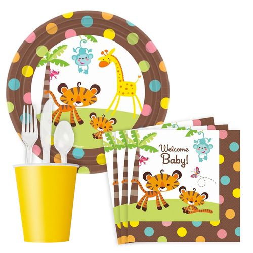 Fisher Price Baby Birthday Party Standard Tableware Kit Serves 8