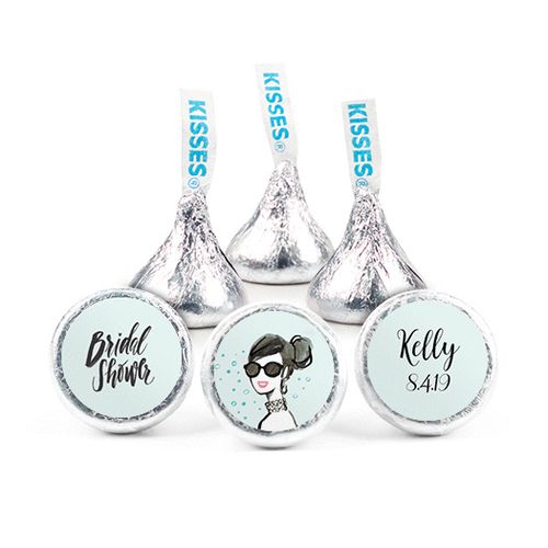 Personalized Bridal Shower Sunny Soiree Hershey's Kisses