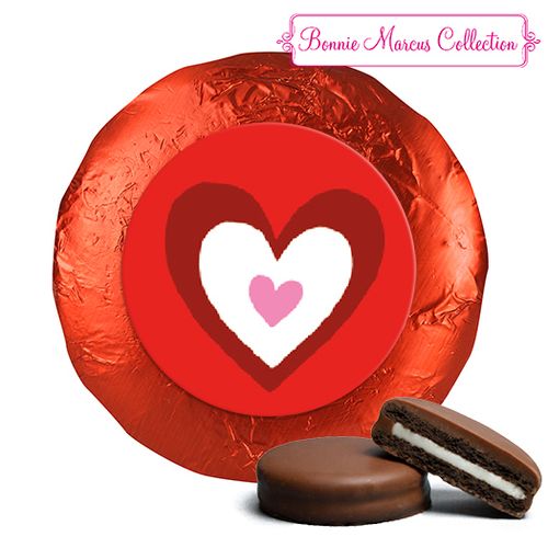 Bonnie Marcus Collection Valentine's Day Inner Heart Chocolate Covered Oreos