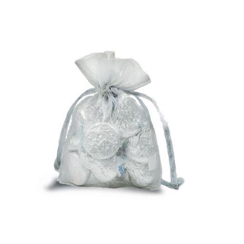 Extra Small Organza Bag - Pack of 12 Silver