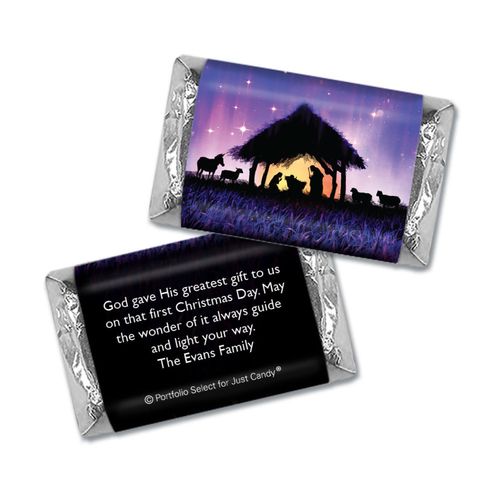 Personalized Mini Wrappers Only - Christmas Holy Night