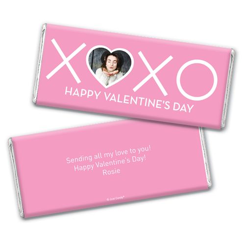 Personalized Valentine's Day XOXO Chocolate Bar Wrappers Only