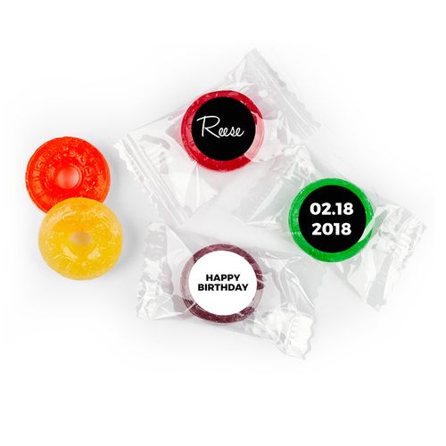 Dynamic Personalized Birthday LIFE SAVERS 5 Flavor Hard Candy Assembled