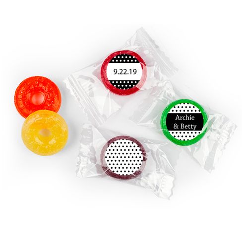 At Last Personalized Wedding LIFE SAVERS 5 Flavor Hard Candy Assembled