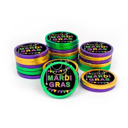 Chocolate Coins - Mardi Gras