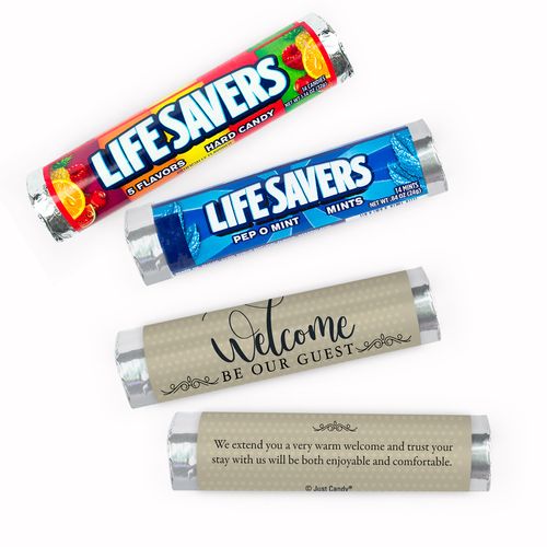Personalized Be Our Guest Lifesavers Rolls (20 Rolls)