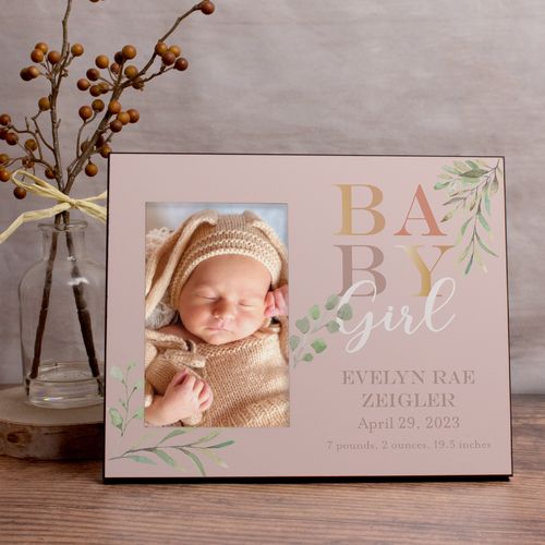 Personalized Picture Frame - Baby Girl