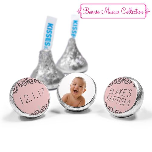 Personalized Scroll Baptism Hershey's Kisses